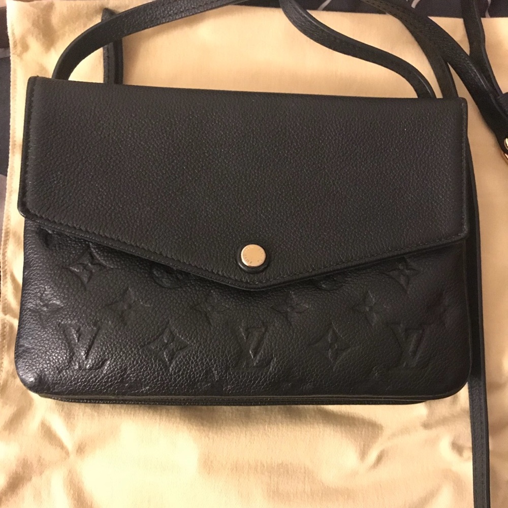 Louis Vuitton Noir empreinte crossbody